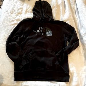 The North Face black starry hoodie size large